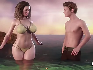 TreasureOfNadia - Beach Cum On Of age Body E2 #79